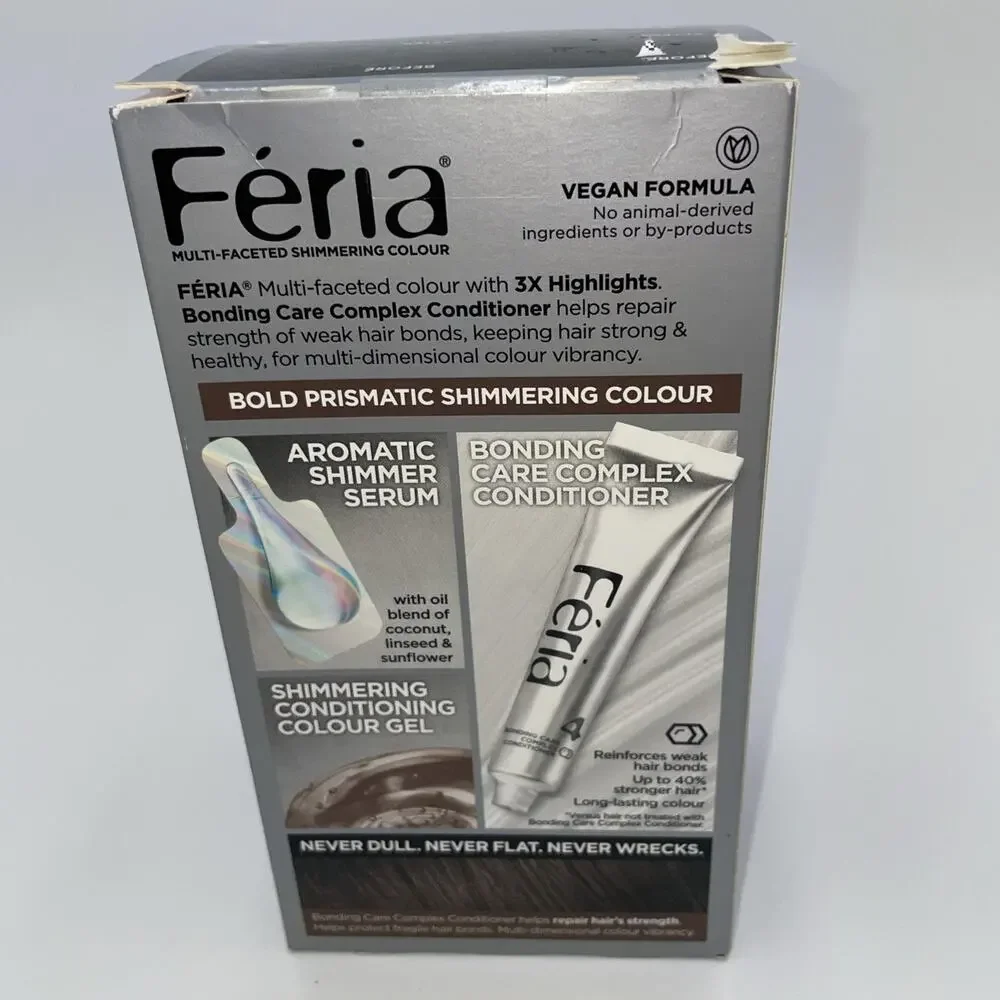 L'Oreal Paris Feria Multi-Faceted Shimmering Permanent Hair Color, 40 Espresso